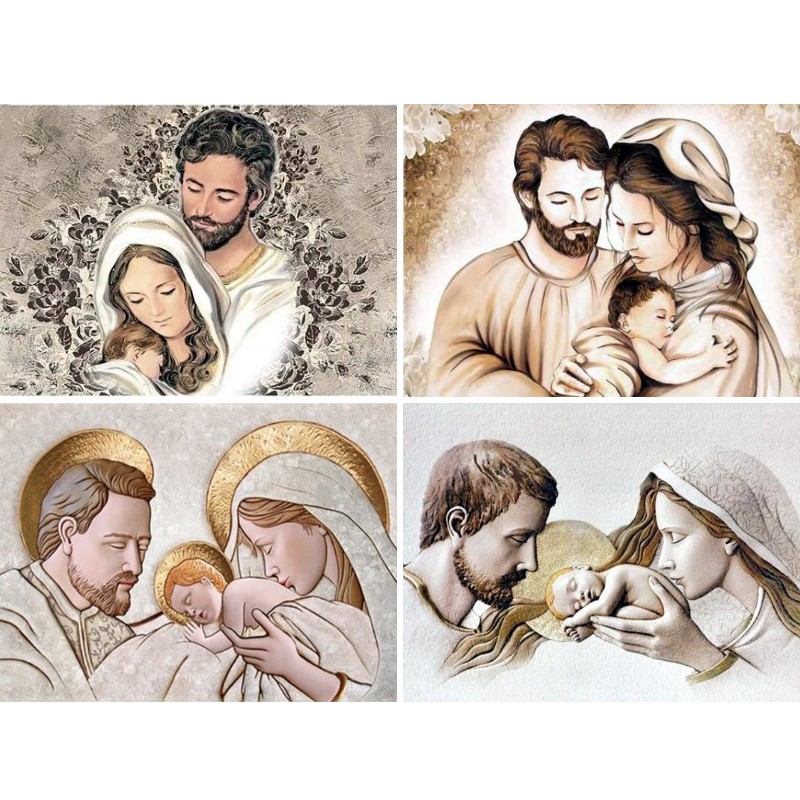 Embroidery Icon - Алмазная живопись со знаком святой семьи,