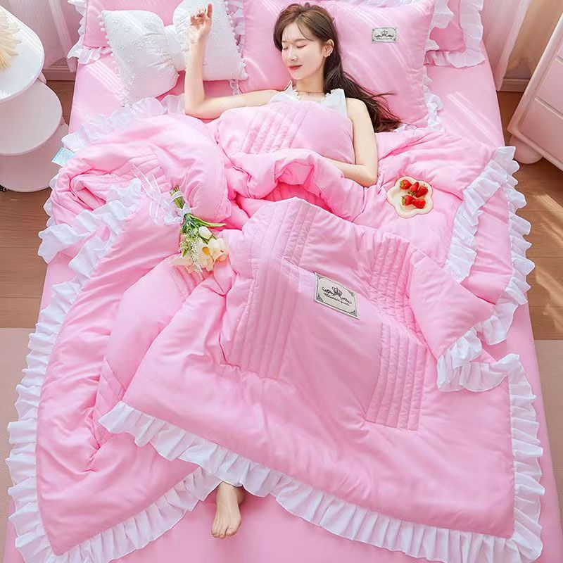 Embroidery Quilt Cover - 1/3 шт., корейское одеяло принцессы с