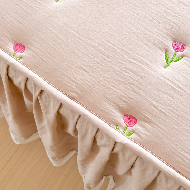 Утолщенная стеганая хлопковая  – обзор и цена Embroidery Quilt Cover
