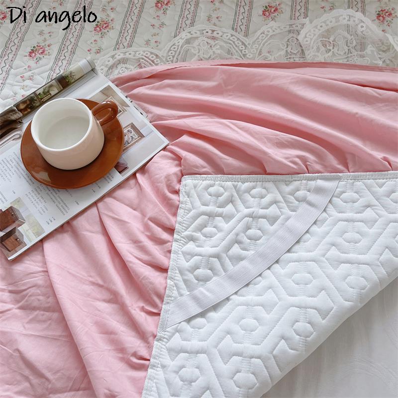 Утолщенная стеганая юбка с хло – обзор и цена Embroidery Quilt Cover