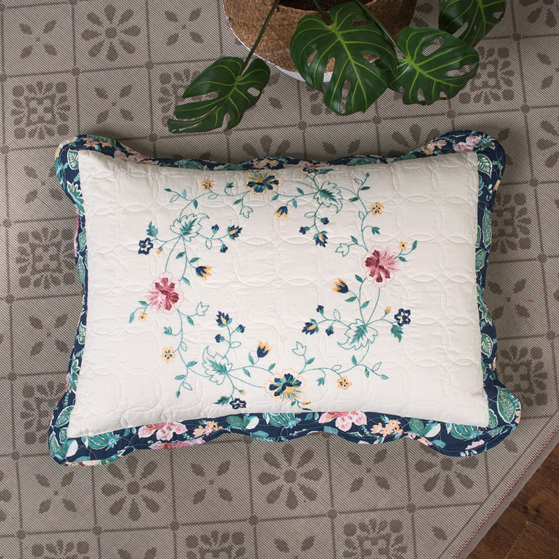 Комплект хлопкового стеганого  – обзор и цена Embroidery Quilt Cover
