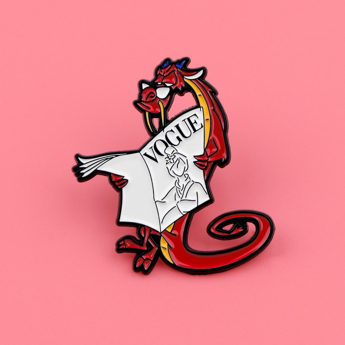 Модная брошь из сплава с эмаль – обзор и цена Embroidery Icon
