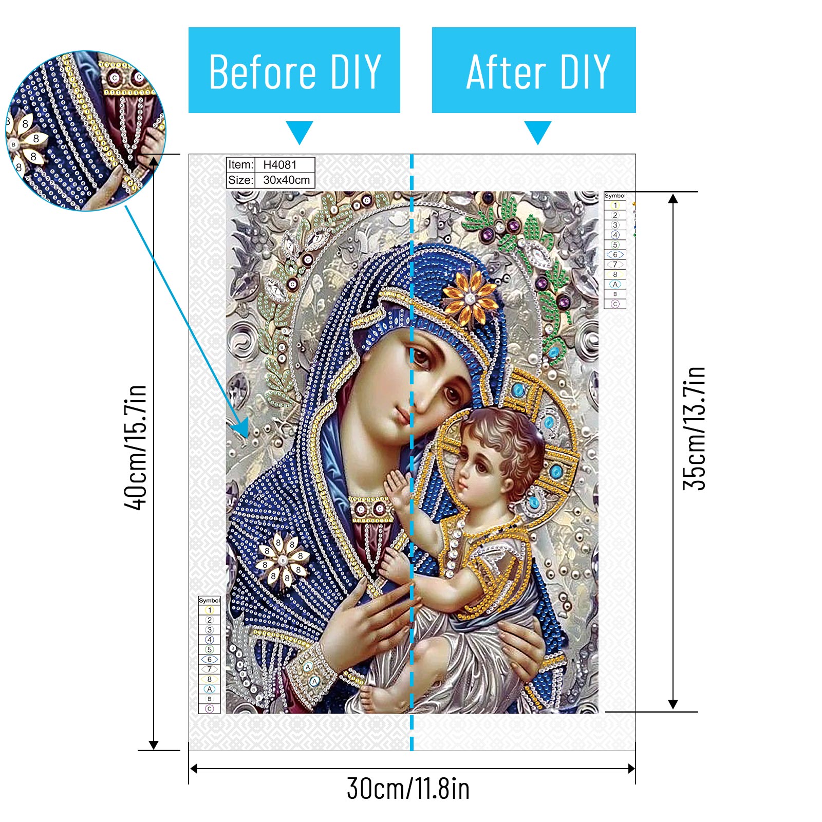 Набор алмазной живописи специа – обзор и цена Embroidery Icon
