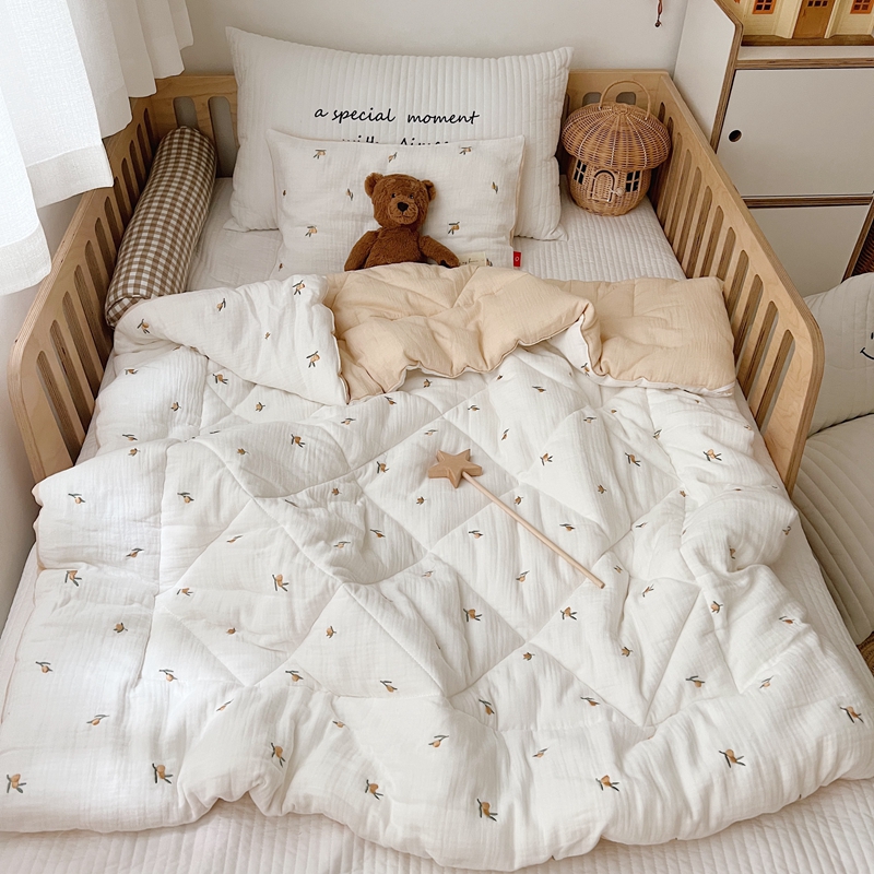 Детское зимнее одеяло из хлопк – обзор и цена Embroidery Quilt Cover