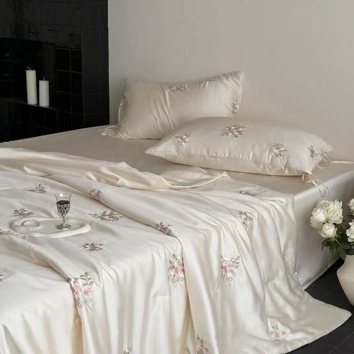 Роскошное пододеяльник из лиоц – обзор и цена Embroidery Quilt Cover