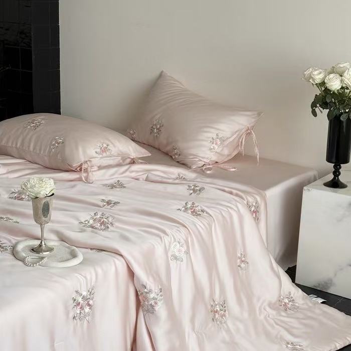 Роскошное пододеяльник из лиоц – обзор и цена Embroidery Quilt Cover